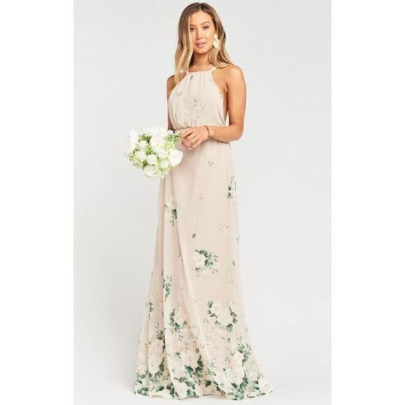 Show Me Your Mumu Nwt Floral Amanda Maxi Dress Small